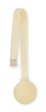 Logo trade promotional products picture of: Wooden medal