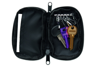 Logo trade corporate gifts image of: Key case in 300D RPET