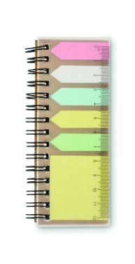 Logo trade promotional giveaways picture of: Memo pad in PP