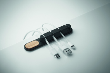 Logo trade promotional giveaway photo of: Silicone cable organiser