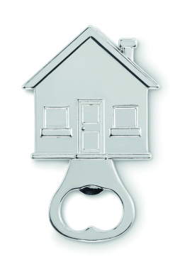 Logo trade business gift photo of: House shape bottle opener