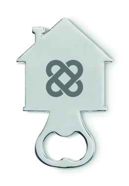 Logotrade promotional item image of: House shape bottle opener