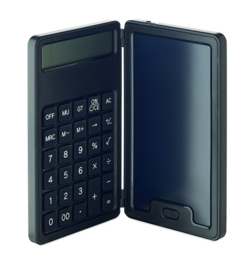 Logo trade business gifts image of: Calculator with LCD tablet