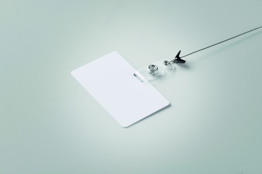 Logo trade promotional giveaways picture of: Lanyard badge 54 x 86mm