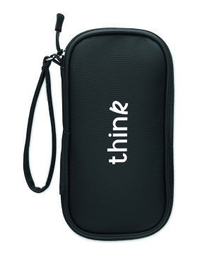 Logo trade promotional merchandise picture of: Tech organiser pouch 600D RPET