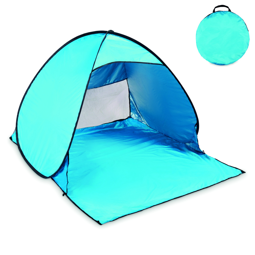 Logo trade promotional giveaways picture of: Beach tent in 190T polyester