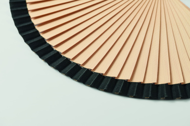 Logo trade promotional product photo of: Wooden hand fan