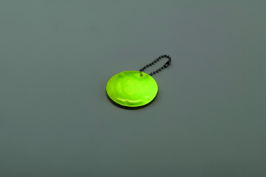 Logotrade promotional gift image of: Round reflective keyring