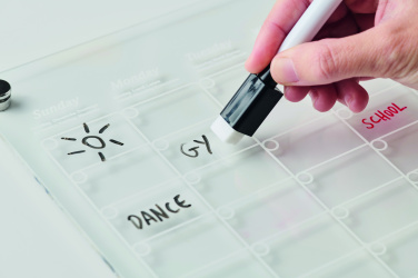 Logotrade promotional giveaway picture of: Magnetic acrylic planner