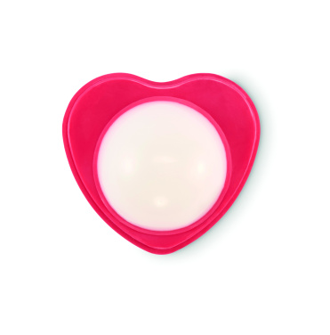 Logotrade promotional giveaways photo of: Heart shape vegan lip balm