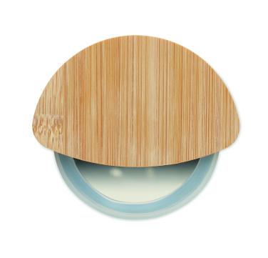 Logotrade promotional merchandise image of: Round bamboo pizza cutter