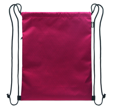 Logotrade promotional item picture of: Drawstring bag in 420D RPET