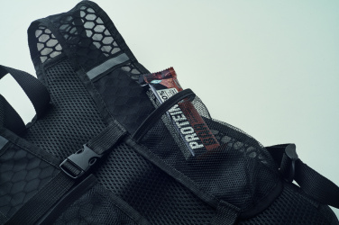 Logo trade promotional giveaways image of: Sports backpack 420D PU