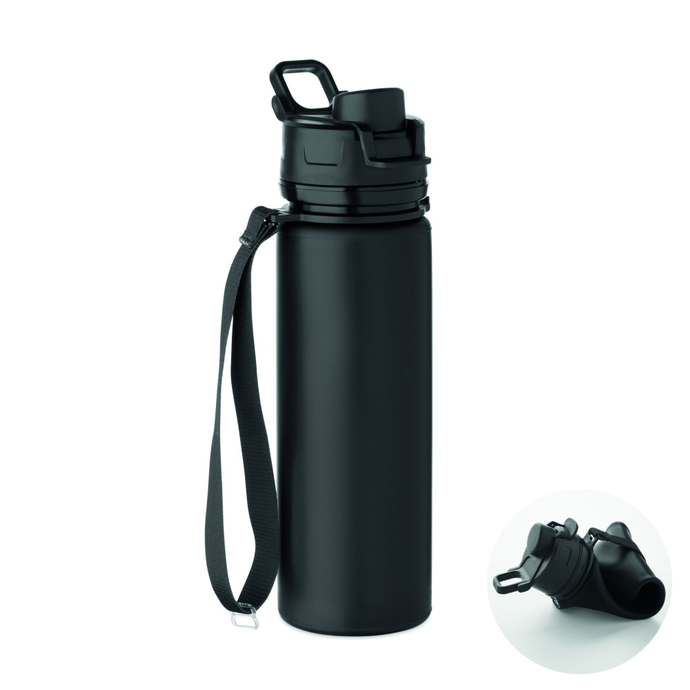 Logo trade promotional product photo of: Foldable silicone sports bottle