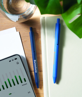 Logotrade business gift image of: Wheat Straw/ABS push type pen