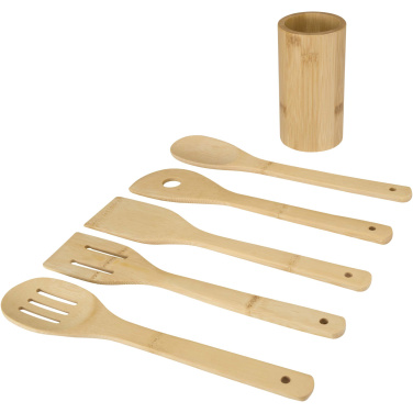 Logo trade business gift photo of: Tala bamboo kitchen tool set