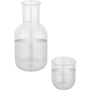 Logo trade promotional gifts image of: Amelie glass carafe and cup set