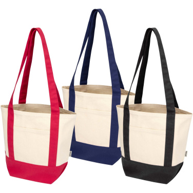 Logo trade advertising product photo of: Sam 320 g/m² GRS recycled mini cotton tote bag