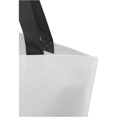 Logo trade promotional merchandise picture of: Duo GRS recycled double-laminated tote bag 18L