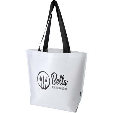 Logo trade promotional gifts image of: Duo GRS recycled double-laminated oversized tote bag 30L