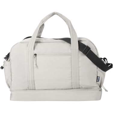 Logo trade promotional product photo of: Puffer GRS recycled duffel bag with insulated bottom 30L