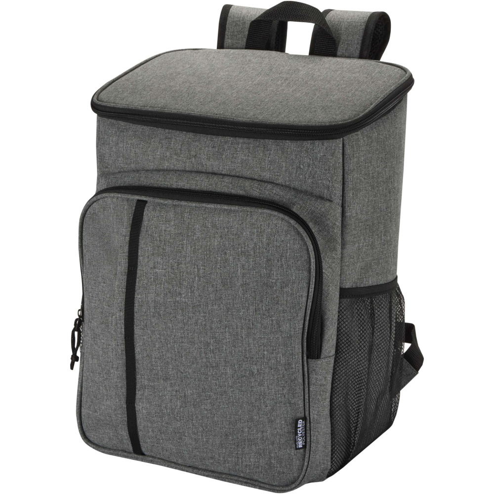 Logotrade promotional product image of: Tundra GRS recycled picnic cooler backpack with cutlery set 20L