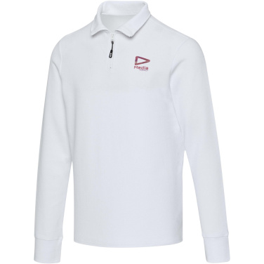 Logotrade business gift image of: Zeus long sleeve unisex half zip polo