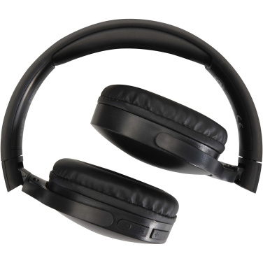 Logotrade promotional merchandise image of: Ancha recycled plastic over-ear wireless Bluetooth® headset