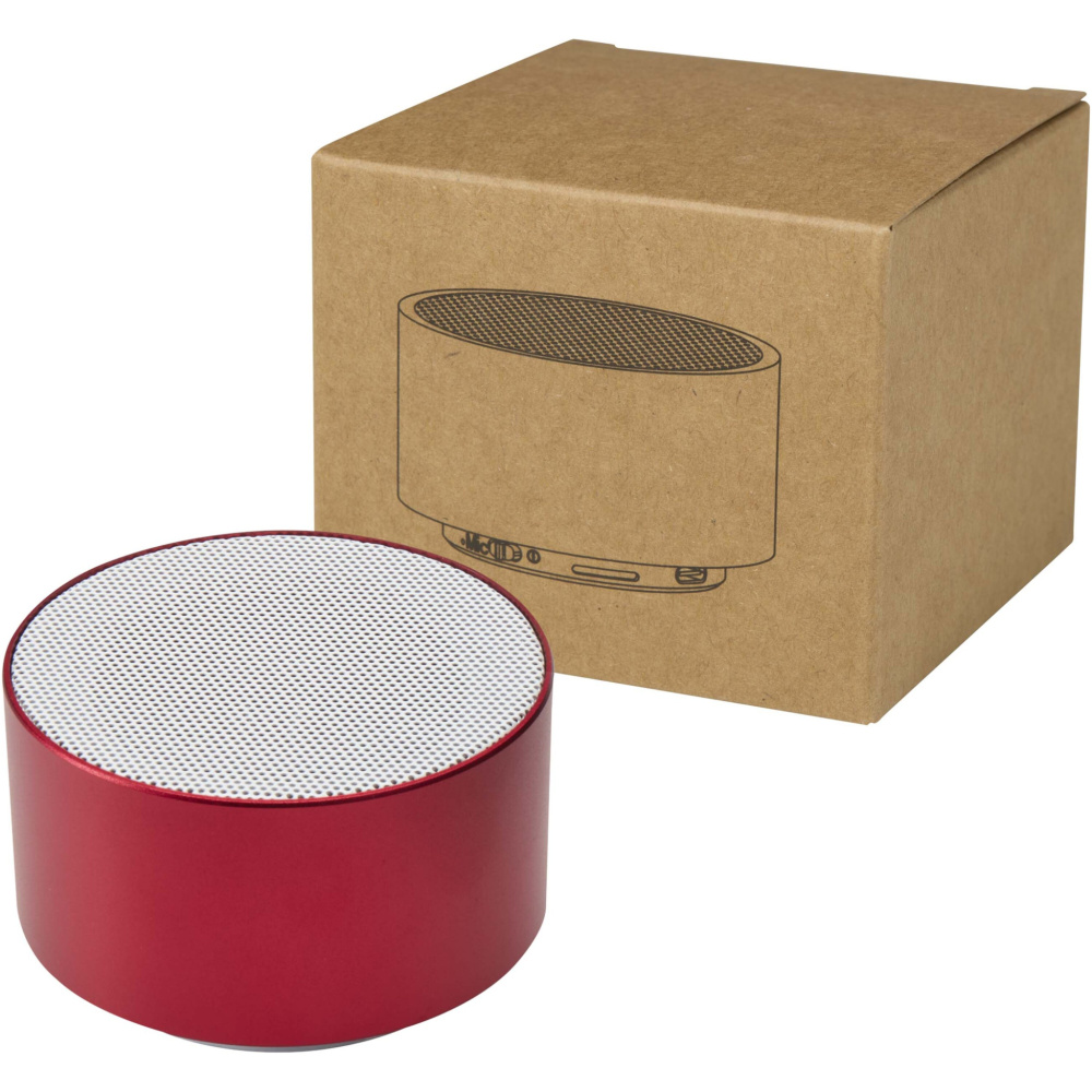 Logotrade promotional item picture of: Ankaa 3W recycled aluminium wireless Bluetooth® speaker