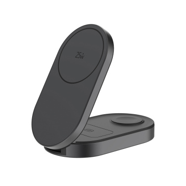 Logotrade promotional gift image of: Quantum ultra-fast 3-in-1 25W Foldable Wireless Charger