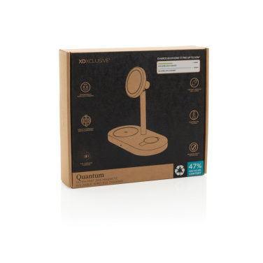 Logo trade corporate gifts picture of: Quantum RCS ultra-fast 25W Magnetic desk wireless Charger