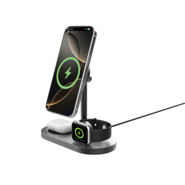 Logotrade business gift image of: Quantum RCS ultra-fast 25W Magnetic desk wireless Charger