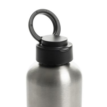 Logo trade promotional merchandise picture of: Ripple RCS R-steel leakproof water bottle with handle 750ML