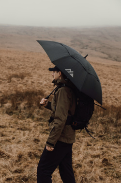 Logo trade promotional items image of: Nordic Drift Trail 27" AWARE™ RPET storm UPF 50+ proof Umbre