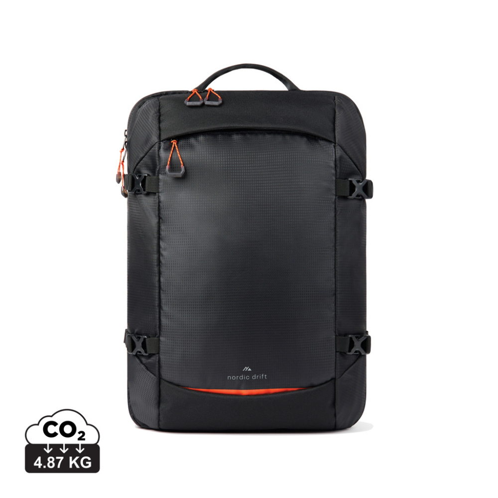 Logo trade promotional product photo of: Nordic Drift RCS Travelling backpack 25L