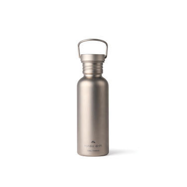 Logotrade promotional giveaway picture of: Nordic Drift Trail Ultra Light Titanium 600ml Water Bottle