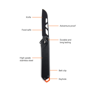 Logotrade promotional product image of: Nordic Drift Adventure Folding knife