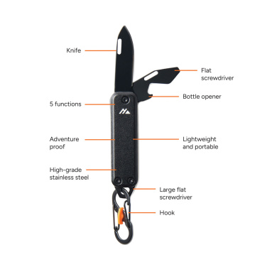 Logotrade corporate gift image of: Nordic Drift Adventure keychain tool