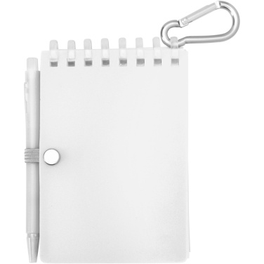 Logo trade advertising product photo of: Lig Mini recycled outdoor soft cover notebook and ballpoint pen set (black ink)