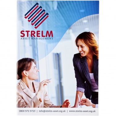 Logo trade reklaamkingi pilt: Desk-Mate® A5 märkmiku ümbris kaanel