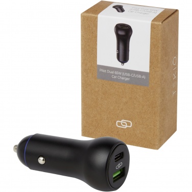 Logotrade reklaamkingid pilt: Pilot topelt 55 W USB-C/USB-A autolaadija