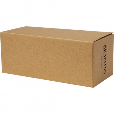 Logotrade meene foto: Manti 2-osaline 100 ml topeltseinaga klaasist tass bambusest alusega 