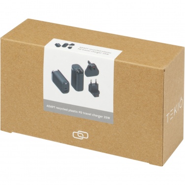 Logo trade meened foto: ADAPT 25W taaskasutatud plastist PD reisilaadija