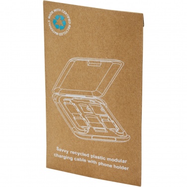 Logo trade firmakingid foto: Nutikas taaskasutatud plastist moodullaadimiskaabel telefonihoidikuga