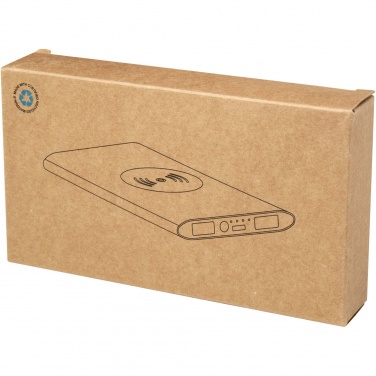 Logo trade reklaamkingituse pilt: Juice 8000 mAh Type-C taaskasutatud alumiiniumist juhtmevaba toitepank