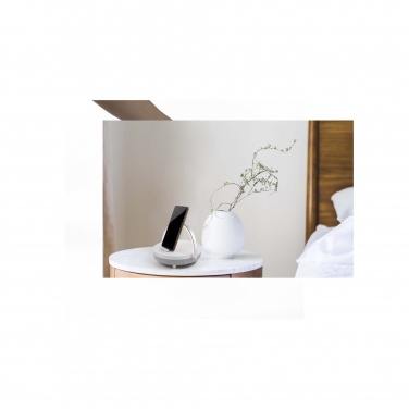 Logo trade reklaamtooted foto: Prixtoni 4-in-1 10 W Bluetooth® kõlar LED-tule ja juhtmevaba laadimisalusega