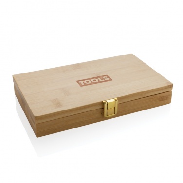 Logo trade ärikingituse pilt: Carvine 21 tk bambusest tööriistade komplekt