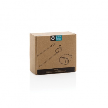 Logotrade meene foto: Boost RCS taaskasutatud PET 20W tüüpi C 2 tk laadimiskomplekt