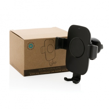 Logotrade reklaamkingid pilt: RCS taaskasutatud plastist 10W juhtmevaba laadimisega autohoidik