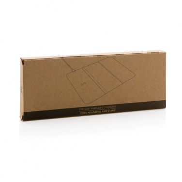 Logo trade meened foto: 10 W juhtmevaba laadimisega korgist hiirematt ja alus